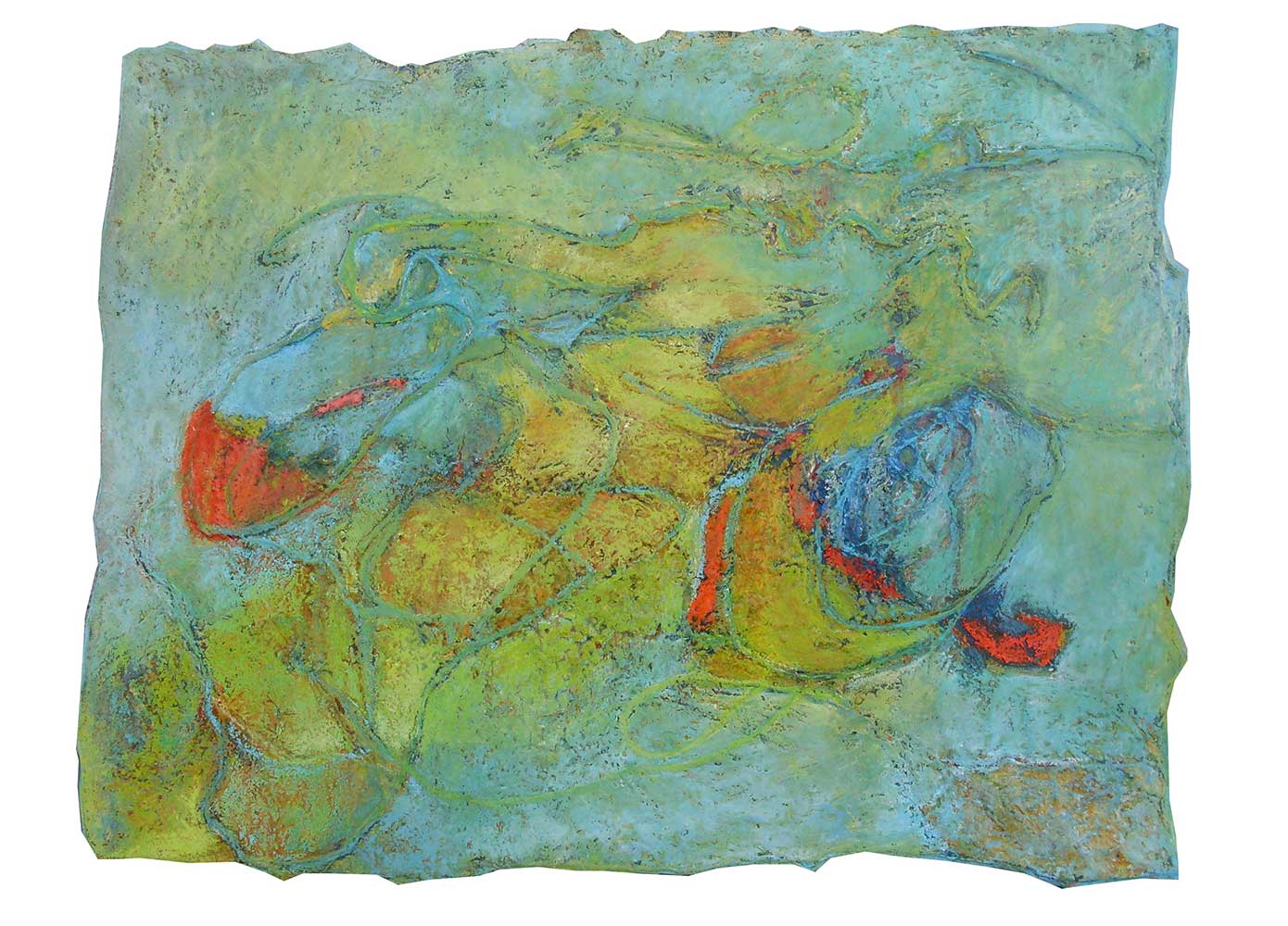 Rouah (44x56 cm), gouache et pastel gras, 2012