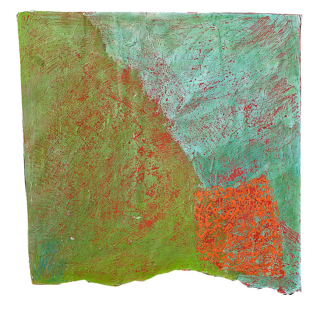 Verdé (61x54 cm), huile, 2004